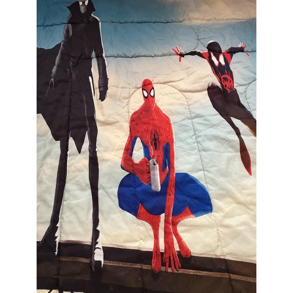 Marvel Spider-Man Into The Spider Verse Twin Comforter Blanket Bedding